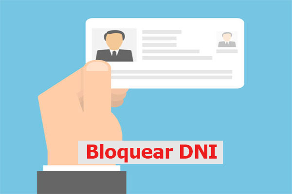 cómo bloquear dni