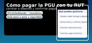 Cómo pagar la PGU con RUT: cambiar a depósito bancario y confirmar pagos