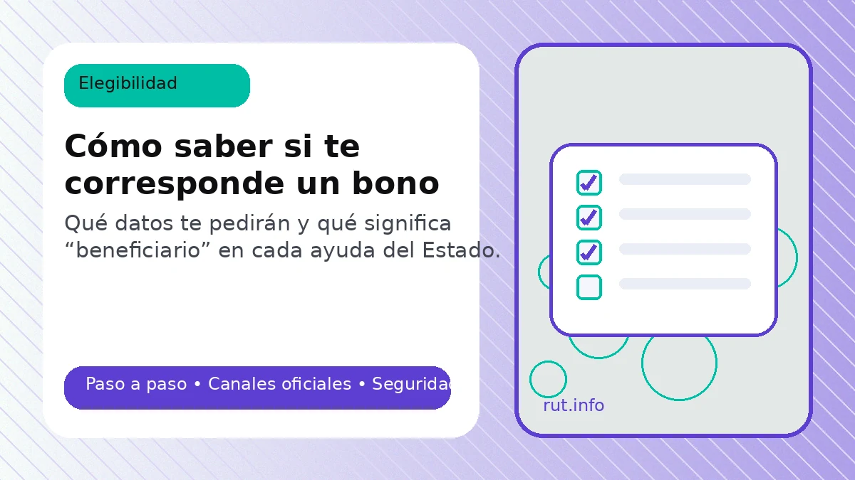 Cómo saber si te corresponde un bono con tu RUT en Chile