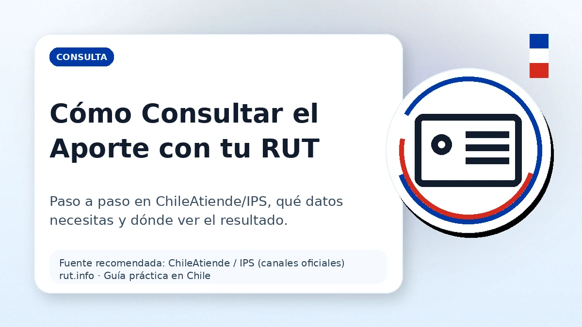 Cómo consultar Aporte Familiar Permanente con RUT en ChileAtiende e IPS paso a paso