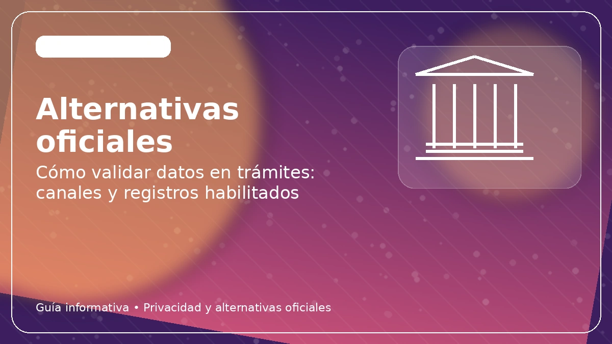 Alternativas oficiales para validar identidad en Chile sin buscar nombre por RUT