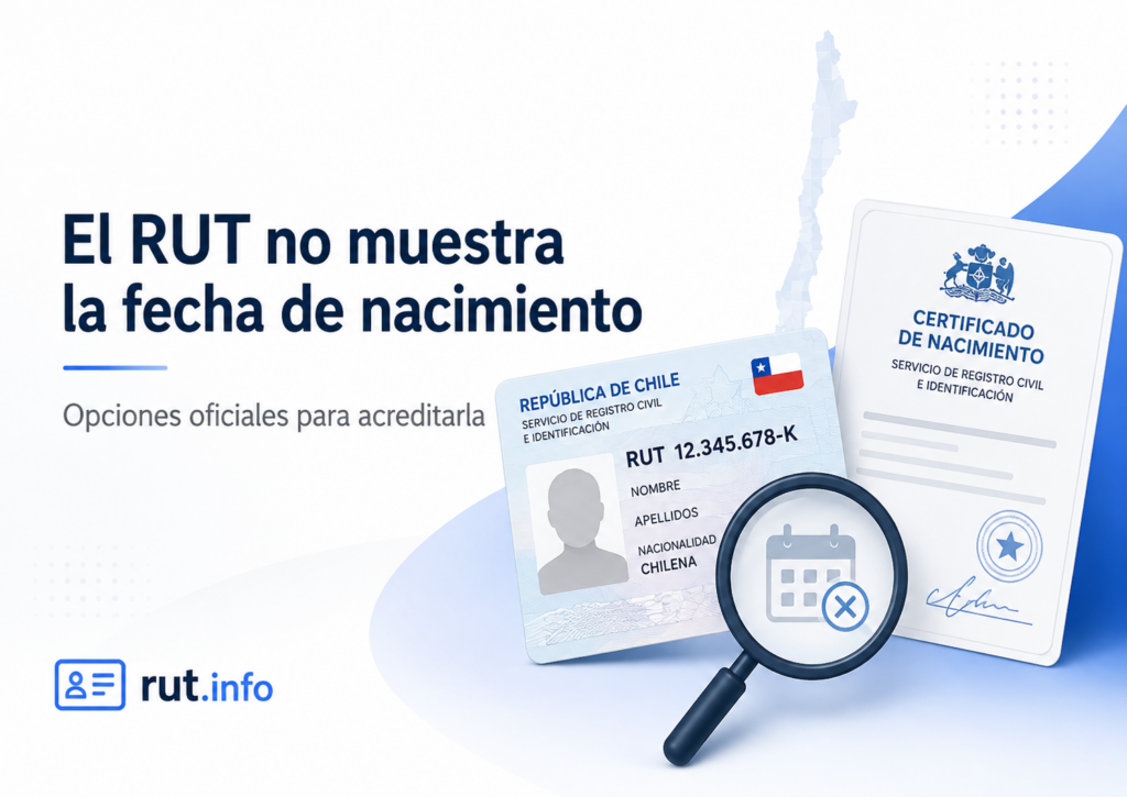 Fecha de nacimiento por RUT