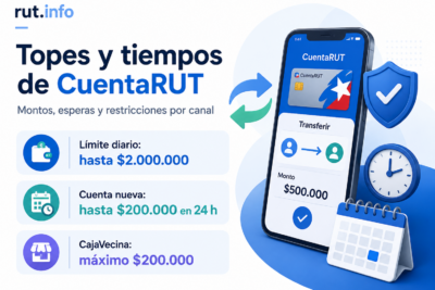 Límites de transferencia de CuentaRUT