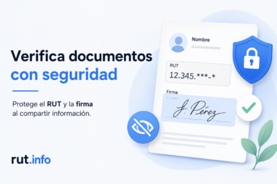 Nombre RUT y firma
