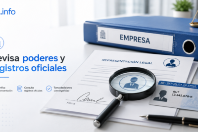 Representante legal de una empresa por RUT